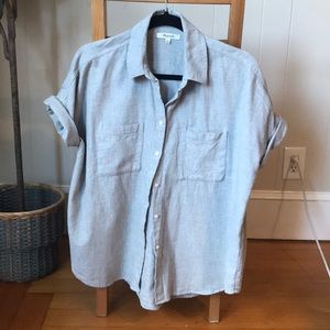 Oversized flannel Madewell button up